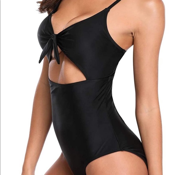 High waist one piece swimsuit - Picture 1 of 4